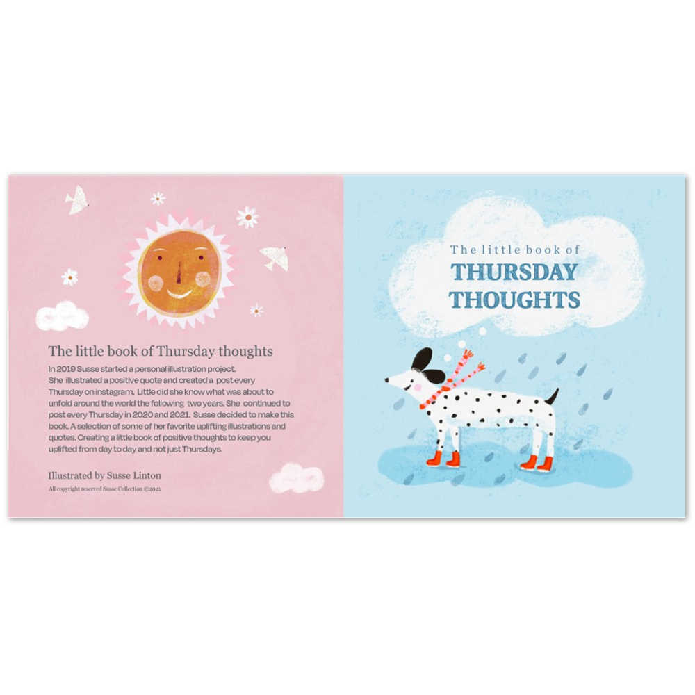 The little book of Thursday thoughts illustrated by Susse Linton - Softcover  Book